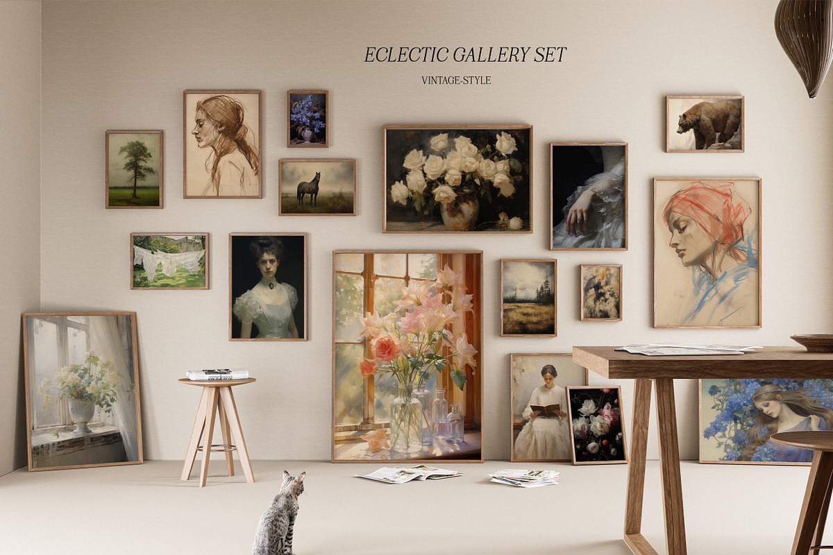 600 Vintage Prints, a Background Graphic by Purple (Photo 6 of 14)
