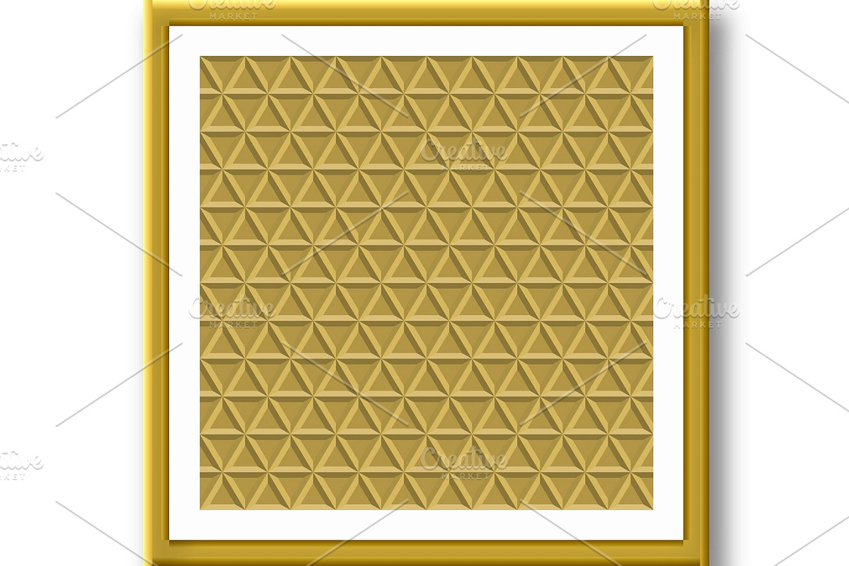 Geometric Seamless Pattern With 3D, a Pattern Graphic by FineArtStudio (Photo 2 of 3)