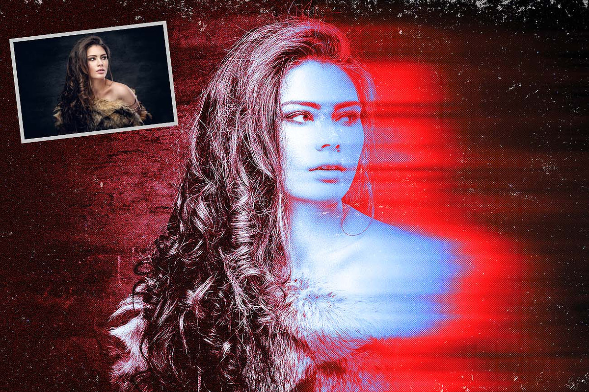 Acid Effect Photoshop Action, an Action Add-On by Studio Retouch (Photo 7 of 11)