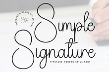 Simple Signature | Script Font