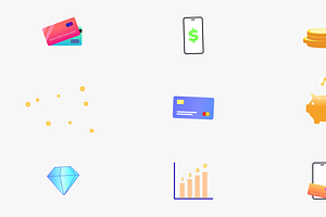 Modern Finance Icons After Effects, a Templates & Theme by FlashFXbox