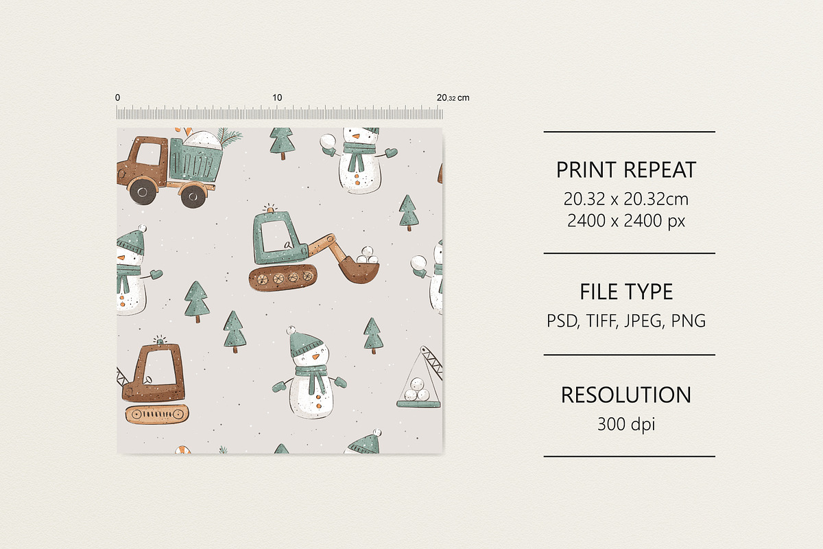 Winter construction, a Pattern Graphic by Olena Kuznietsova (Photo 4 of 9)