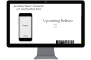 White Floral: Divi Site for Authors, a WordPress Template by Branding with Intent (Thumbnail 2 of 6)