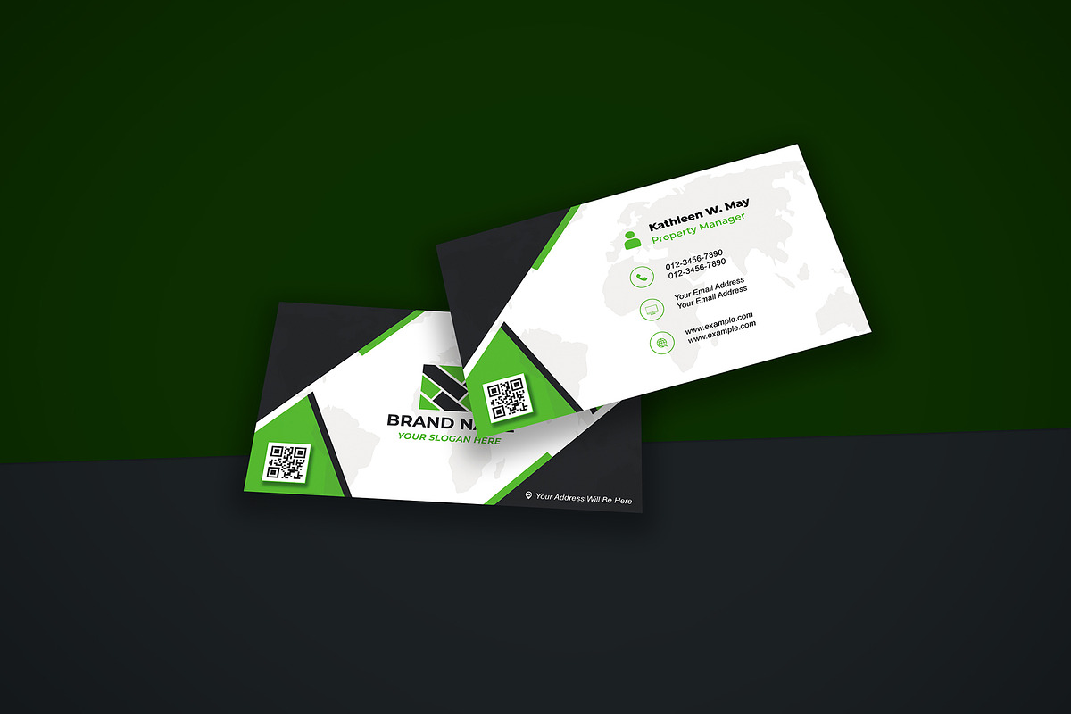 Broker Business Card PSD preview 2