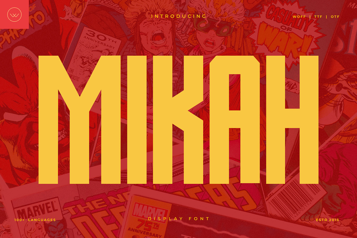 Mikah - Modern and Evergreen font, a Sans Serif Font by Webhance Studio (Photo 1 of 10)