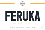 Feruka, a Sans Serif Font by twinstd (Thumbnail 1 of 11)