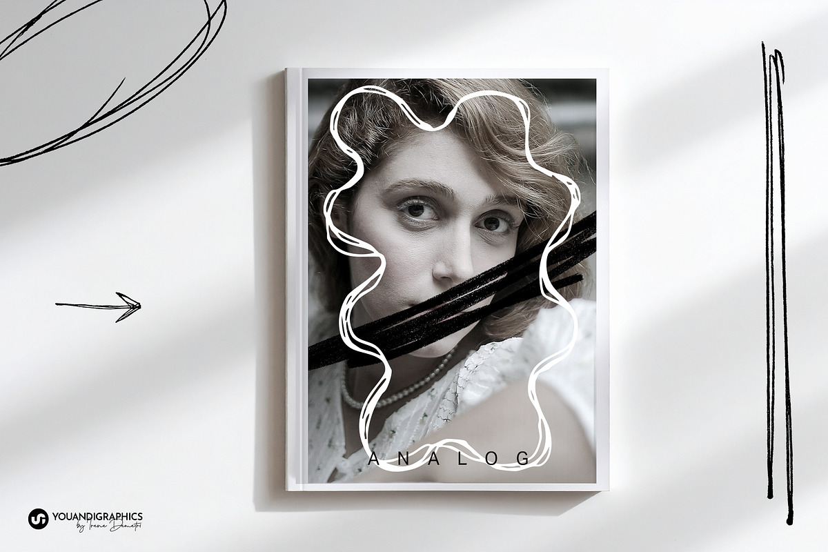Analog | Hand Drawn Elements Set, a Texture Graphic by Youandigraphics (Photo 3 of 17)