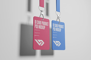 ID Card PSD Mockup, a Product Mockup by Viswal Studio