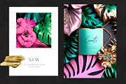 Tropical greenery and floral graphic, a Background Graphic by MONO KEY STUDIO (Thumbnail 4 of 6)