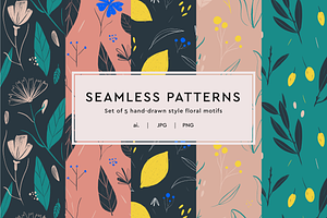 Floral Seamless Patterns