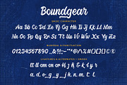 Boundgear – Ultimate Brush Script, a Script Font by Almarkhatype (Thumbnail 10 of 12)