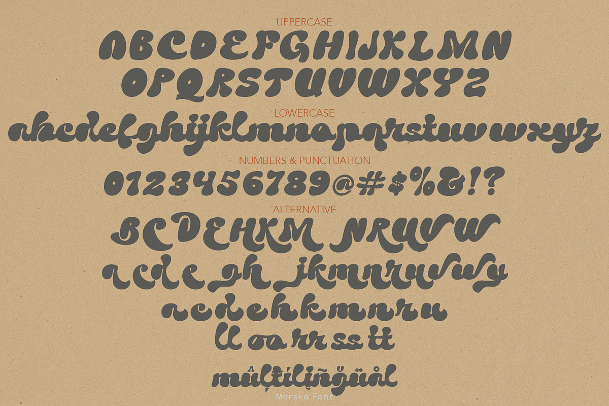 Morska Groovy Font, a Script Font by madeDeduk (Photo 10 of 10)