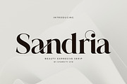 Sandria Beauty Serif, a Serif Font by Eternity Studio (Thumbnail 1 of 10)