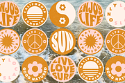 Retro Stickers Surfing Summer Vibes, an Object Graphic by Ayya Studio (Thumbnail 14 of 15)