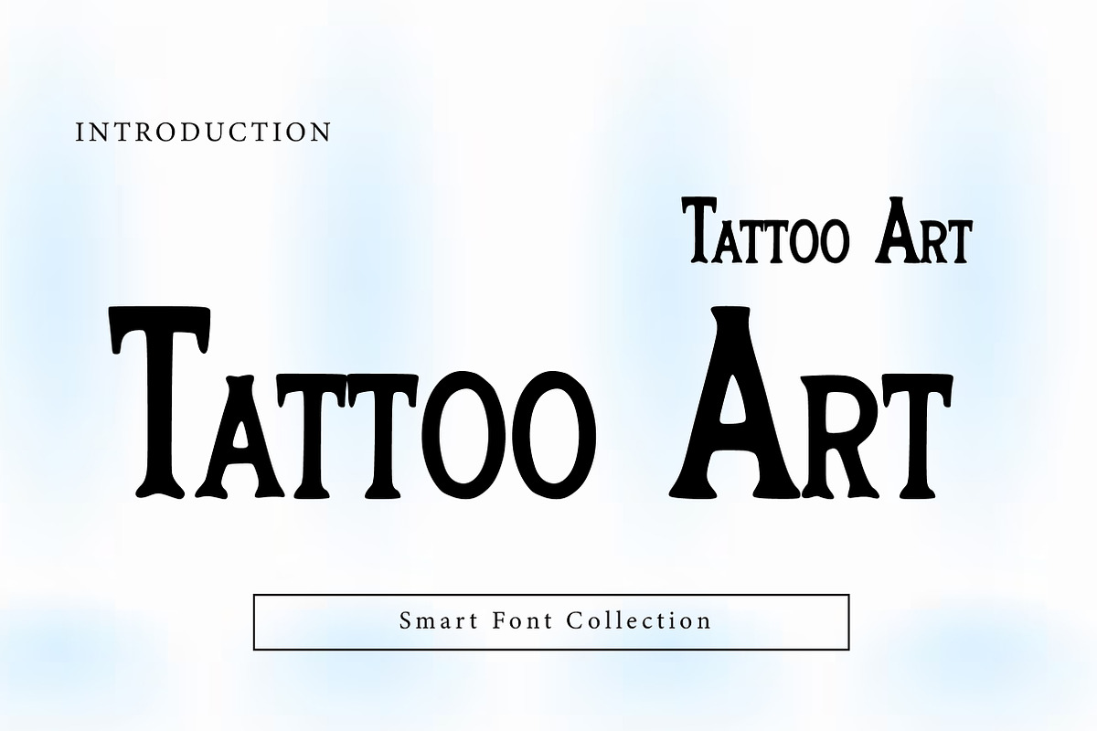Tattoo Art, a Slab Serif Font by Wow Magic (Photo 1 of 3)