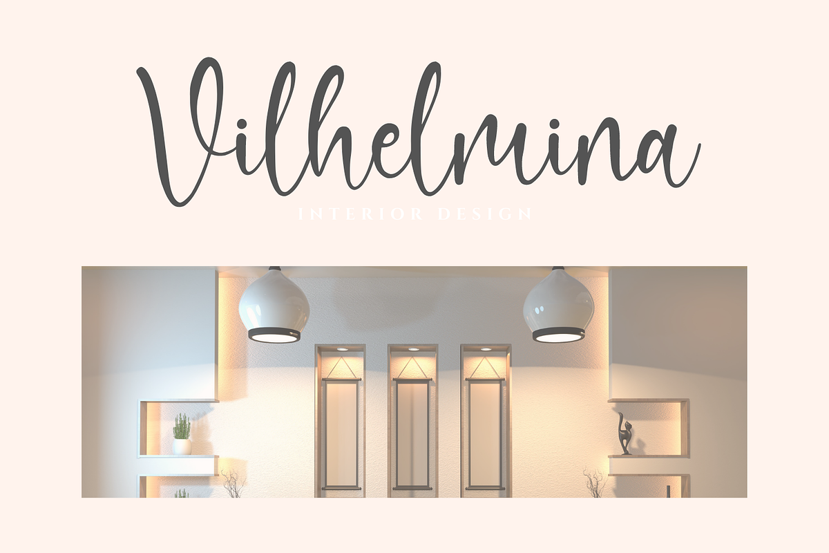 Elvaretta Script Handwriting, a Script Font by CreateBigSupply (Photo 9 of 9)