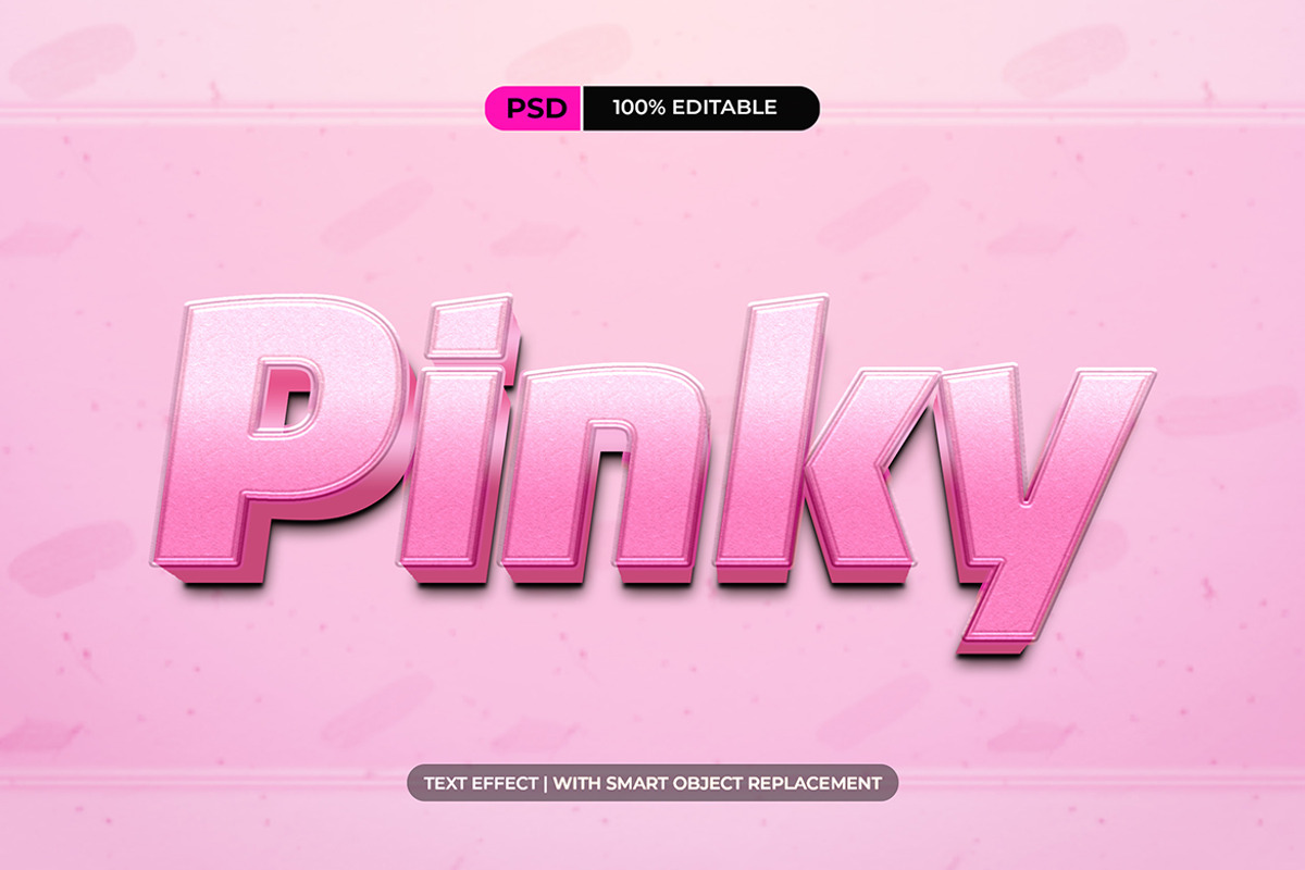 Psd Text Editable - Pink Pretty, a Layer Style Add-On by Artlogs x Modaldesain (Photo 3 of 4)
