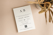 Wedding Invite with QR Code, a Stationery Template by Studio Nellcote (Thumbnail 3 of 3)