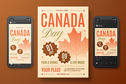 Celebrate Canada Day Flyer Set, a Flyer Template by Annora Studio (Thumbnail 3 of 6)