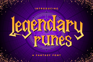 Legendary Runes - Fantasy Font