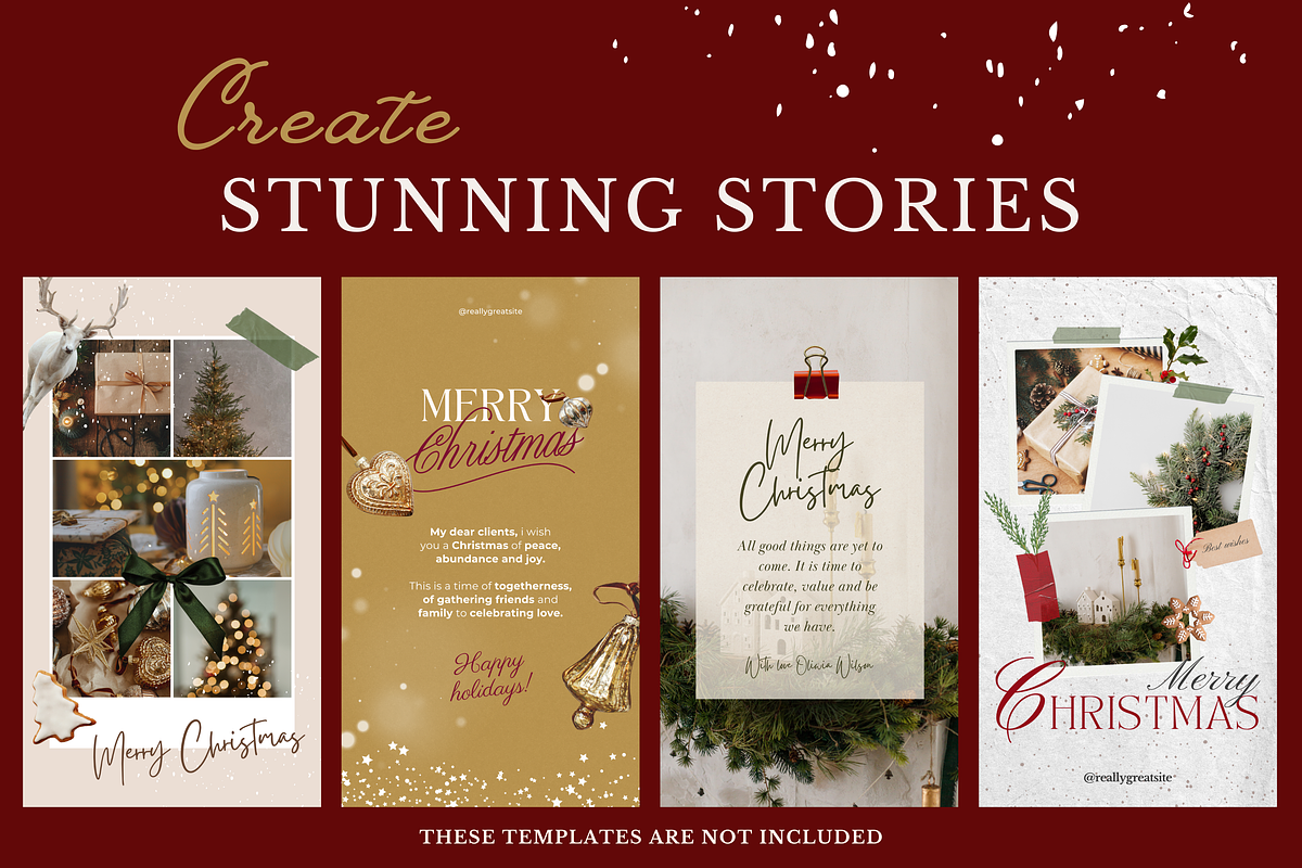 Scandinavian Christmas Sticker Pack, a Social Media Template by Social Media Designer (Photo 4 of 5)