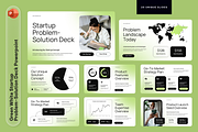 Green White Startup Problem-Solution, a Presentation Template by Sixtemp (Thumbnail 1 of 3)