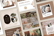 36 Instagram Wedding Templates, a Social Media Template by The Lone Crowd (Thumbnail 4 of 9)