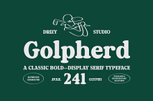 Golpherd – Classic Bold Display Font