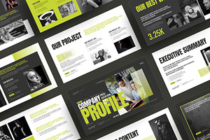 Company Profile Presentation Design, a Presentation Template by MightyDesign
