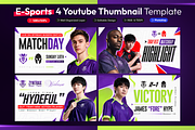 Esports YouTube Thumbnail Pack, a Social Media Template by OnurDemircan (Thumbnail 1 of 6)