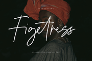 Figetress - Natural Signature, a Handwritten Font by tebaltipislab (Thumbnail 1 of 14)