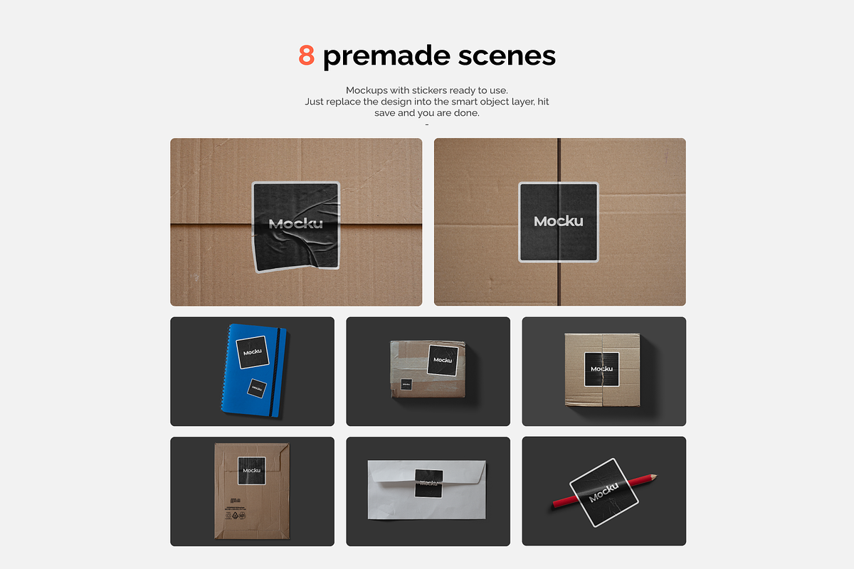 Sticker Mockup Machine, a Stationery Template by Mocku (Photo 12 of 16)