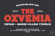 Oxvemia, a Font by ilhamtaro (Thumbnail 1 of 10)