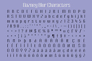 Dazney Blur, a Sans Serif Font by Craft Supply Co. (Thumbnail 8 of 8)