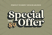Vintage - Retro Serif Font, a Serif Font by Sensatype (Thumbnail 8 of 16)
