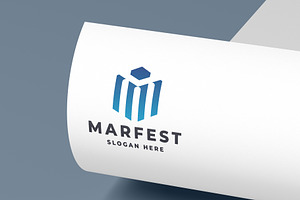 Abstract Letter M Logo, a Branding & Logo Template by Design_Planet