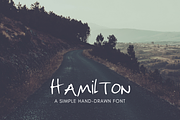 Hamilton | Hand Drawn Uppercase Font, a Serif Font by Graceful Market (Thumbnail 1 of 3)