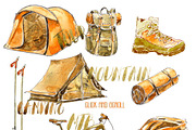 Outdoor Activities Watercolor Sketch, an Object Graphic by Cat In Colour (Thumbnail 6 of 6)