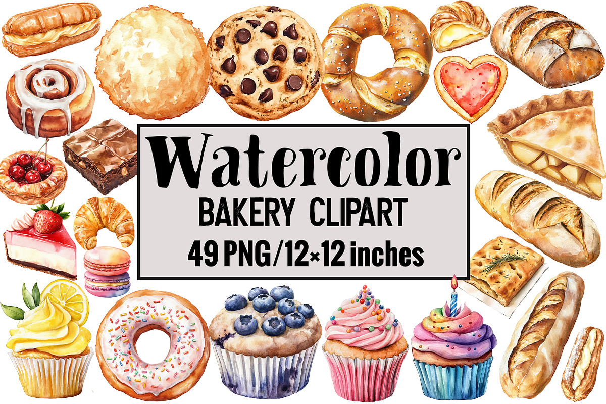 Bakery Clipart, an Illustration by Design Market (Photo 1 of 3)