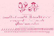 Dainty Valentine Monogram, a Handwritten Font by Yoga Letter (Thumbnail 6 of 6)