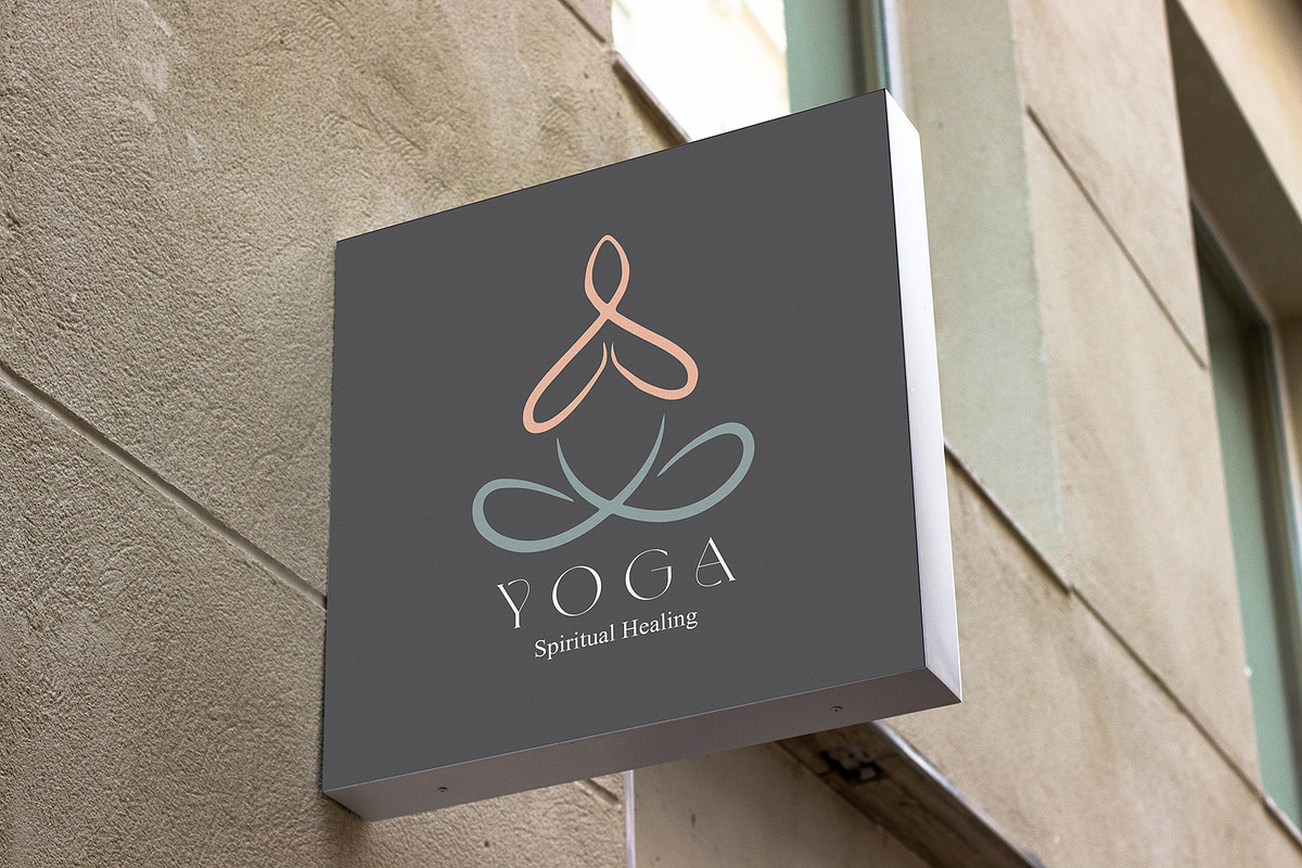 Abstract Yoga Logo Design, a Branding & Logo Template by YUDesignStore (Photo 2 of 6)