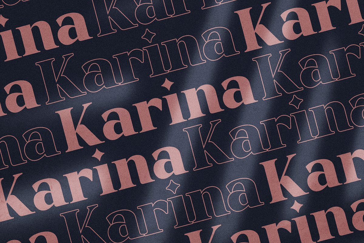 Karina Elegant Serif Font, a Serif Font by Graphicxell (Photo 9 of 10)