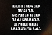 Seqaz - Heavy Bold Font, a Sans Serif Font by Iqsiart Studio (Thumbnail 6 of 7)