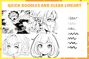 Procreate Anime Essentials, a Brush Add-On by nikiartcorner (Thumbnail 4 of 11)
