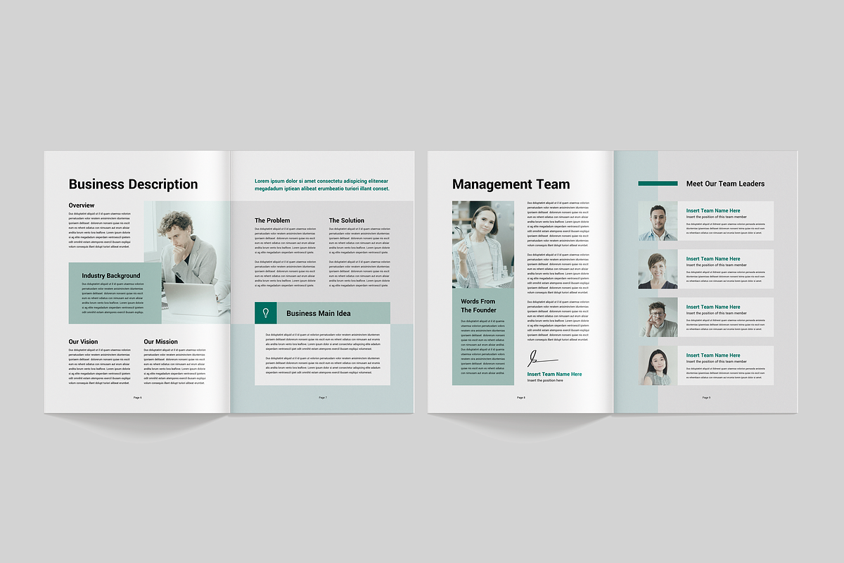 Business Plan, a Brochure Template by Leaflove (Photo 3 of 8)