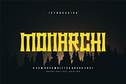 Monarchi - Font, a Handwritten Font by artchiles_design (Thumbnail 1 of 5)