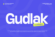 GC Gudlak - Modern Family Sans, a Sans Serif Font by Glyphonic (Thumbnail 1 of 15)