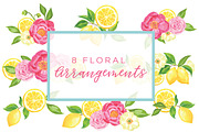 Summer Citrus Flower Graphic Kit, an Illustration by Relish Designs (Thumbnail 4 of 6)