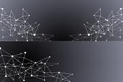 8 Blockchain Backgrounds Set 5, a Texture Graphic by karetniy (Thumbnail 3 of 5)
