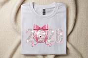 Pink Coquette New Year 2026 Png, an Illustration by SinaCreation (Thumbnail 7 of 10)